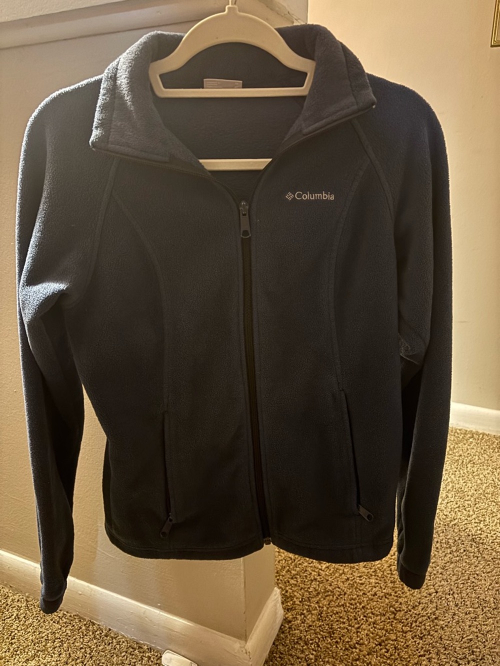 Columbia Women's Dark Navy Full-Zip Fleece Jacket